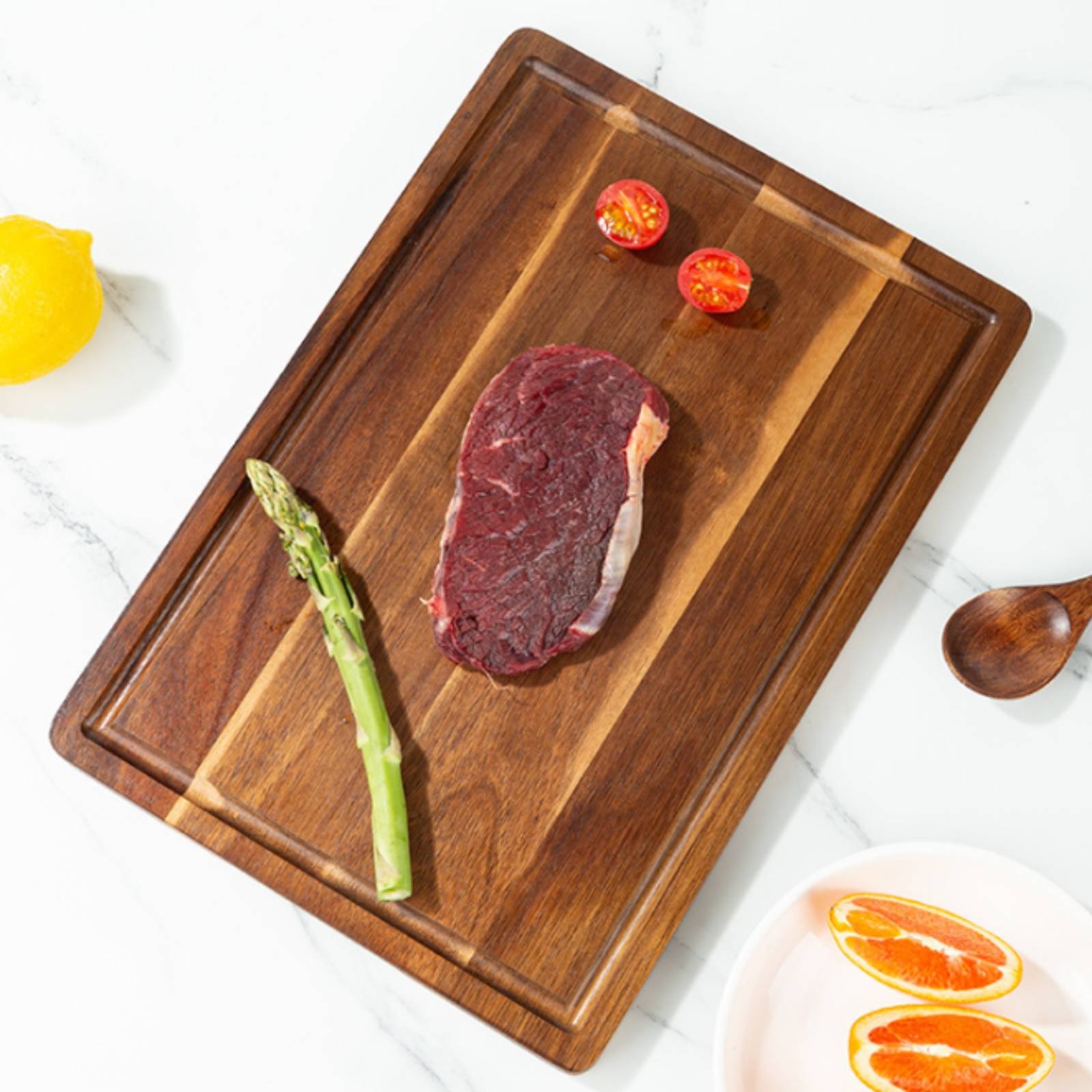 Home Cooking Usa - 3 Pieces Cutting Board with Juice