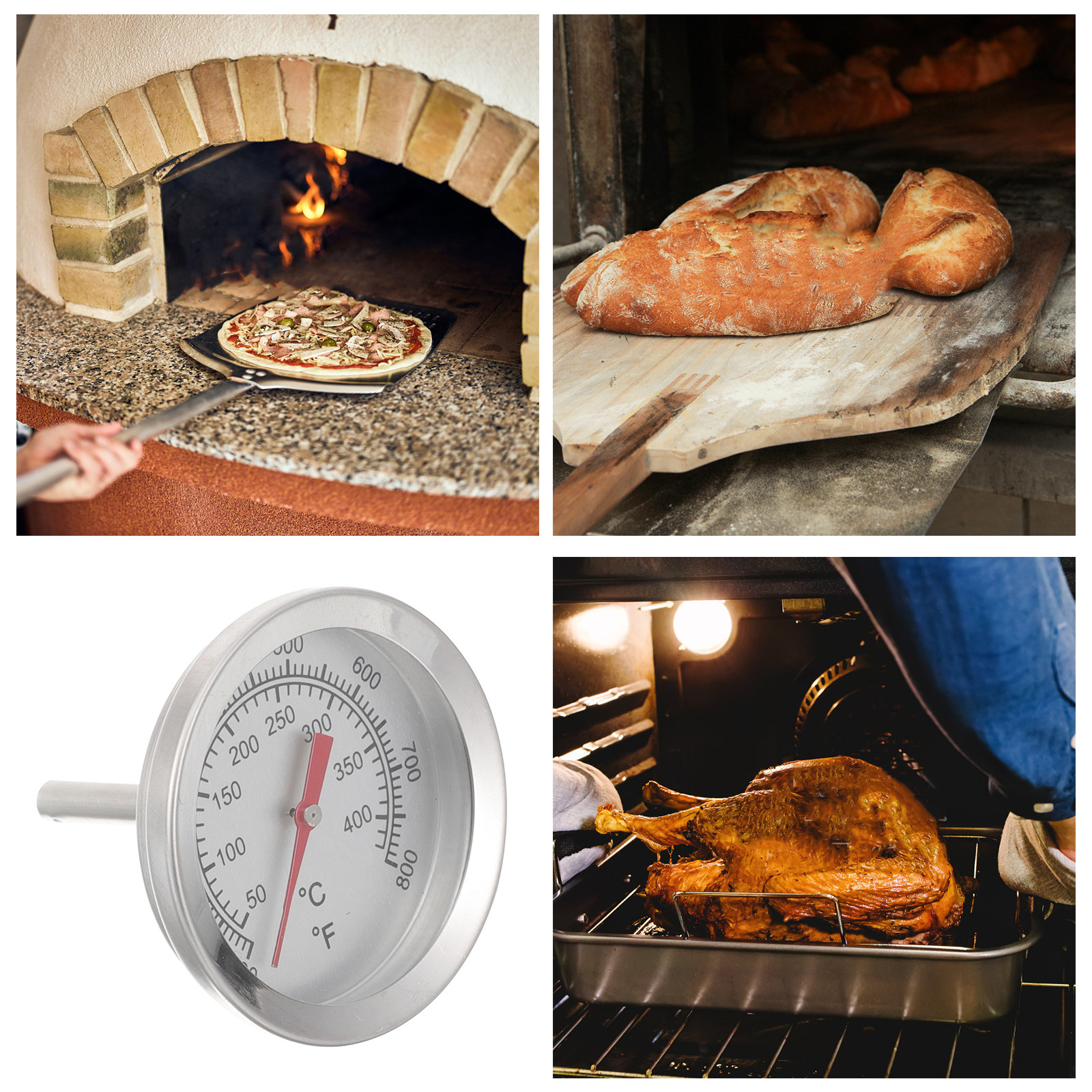 Large Dial Oven Thermometer St - đánh giá và giá Home Cooking Usa