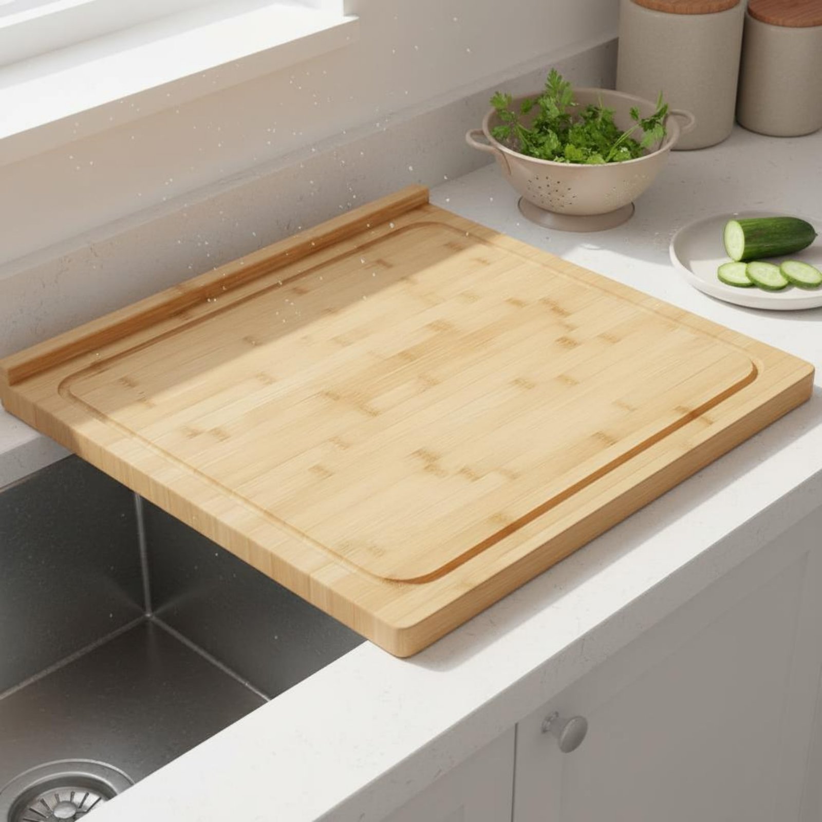Over the Sink Cutting Board Mu - đánh giá và giá Home Cooking Usa