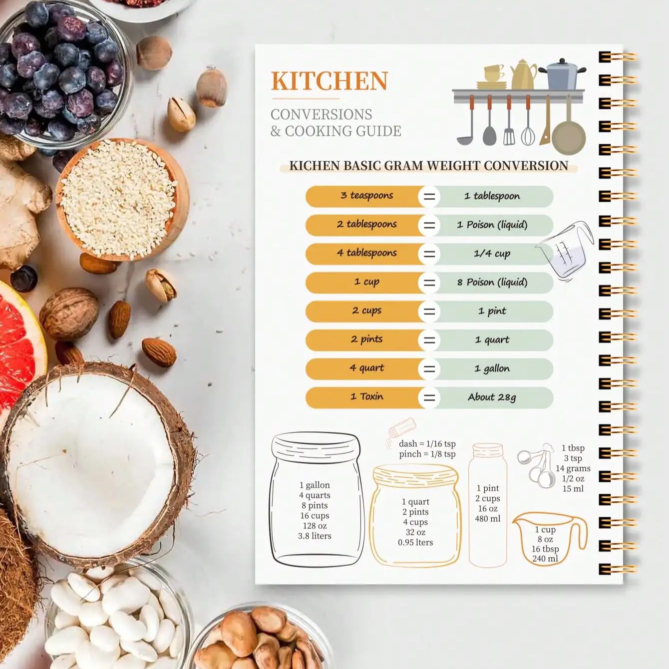 A5 Recipe Book with Full-Color - đánh giá và giá Home Cooking Book