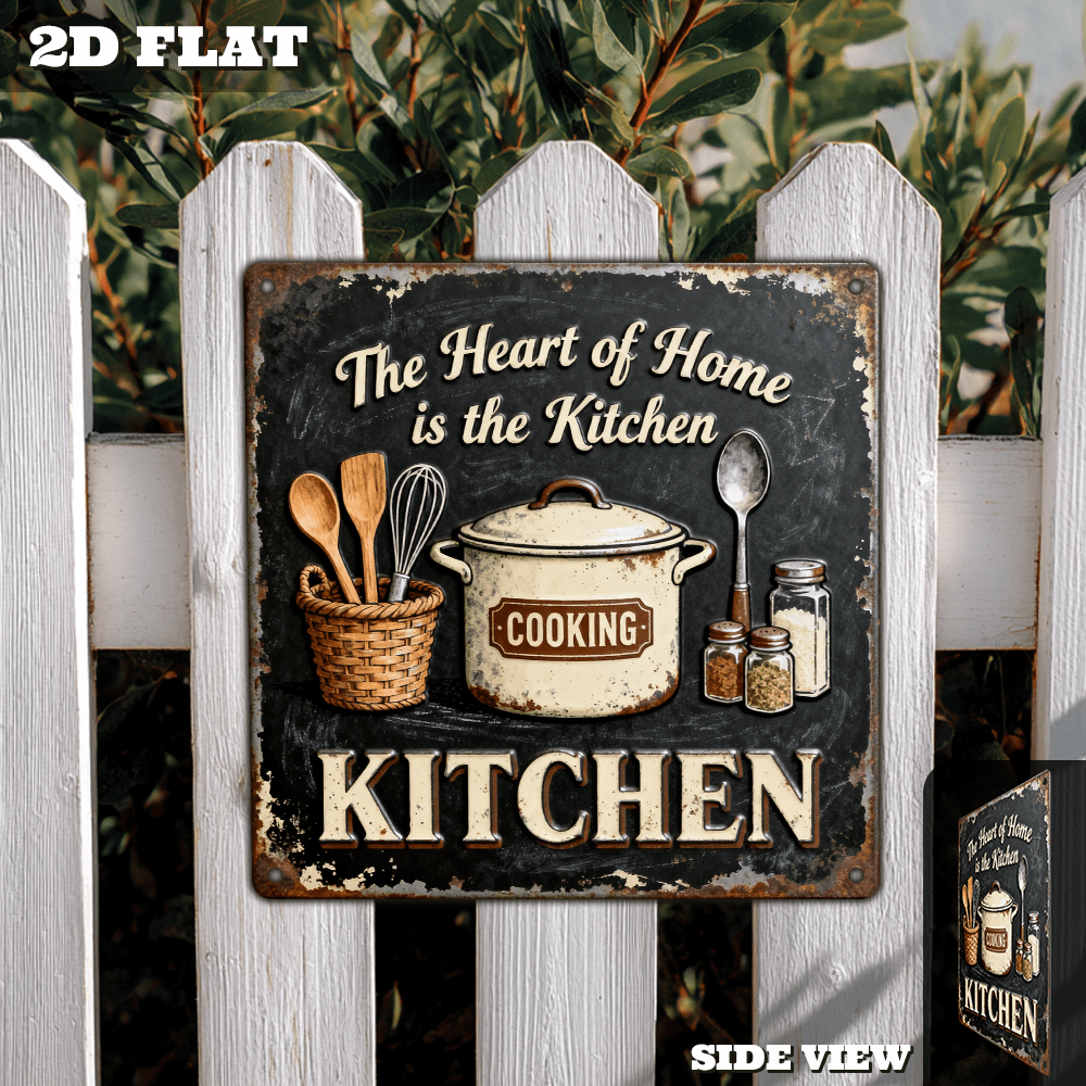 Vintage Metal Kitchen Wall Dec - đánh giá và giá Home Cooking Usa