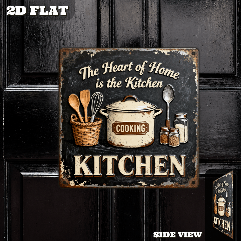 Vintage Metal Kitchen Wall Dec - đánh giá và giá Home Cooking Usa